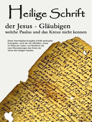 cover image of Heilige Schrift